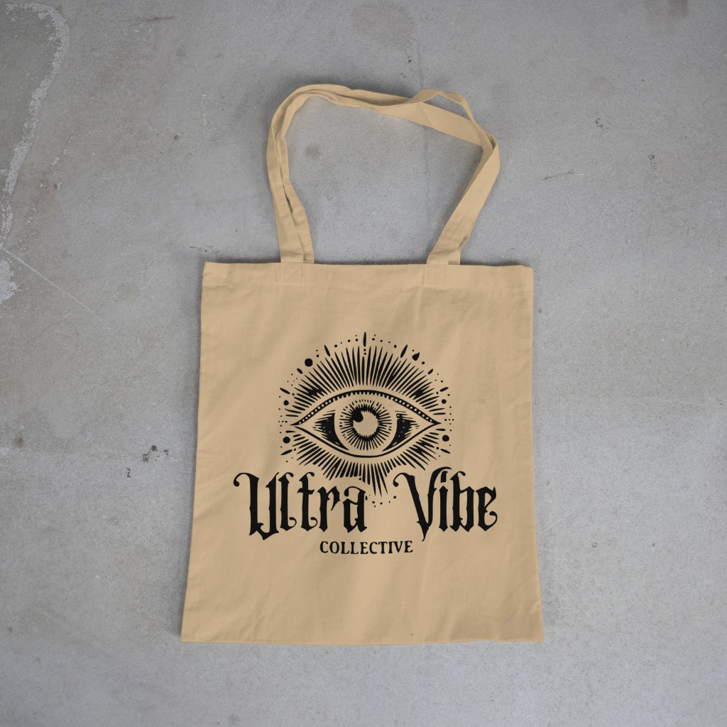 Ultra Vibe Collective: Three Pocket Canvas Tote Bag