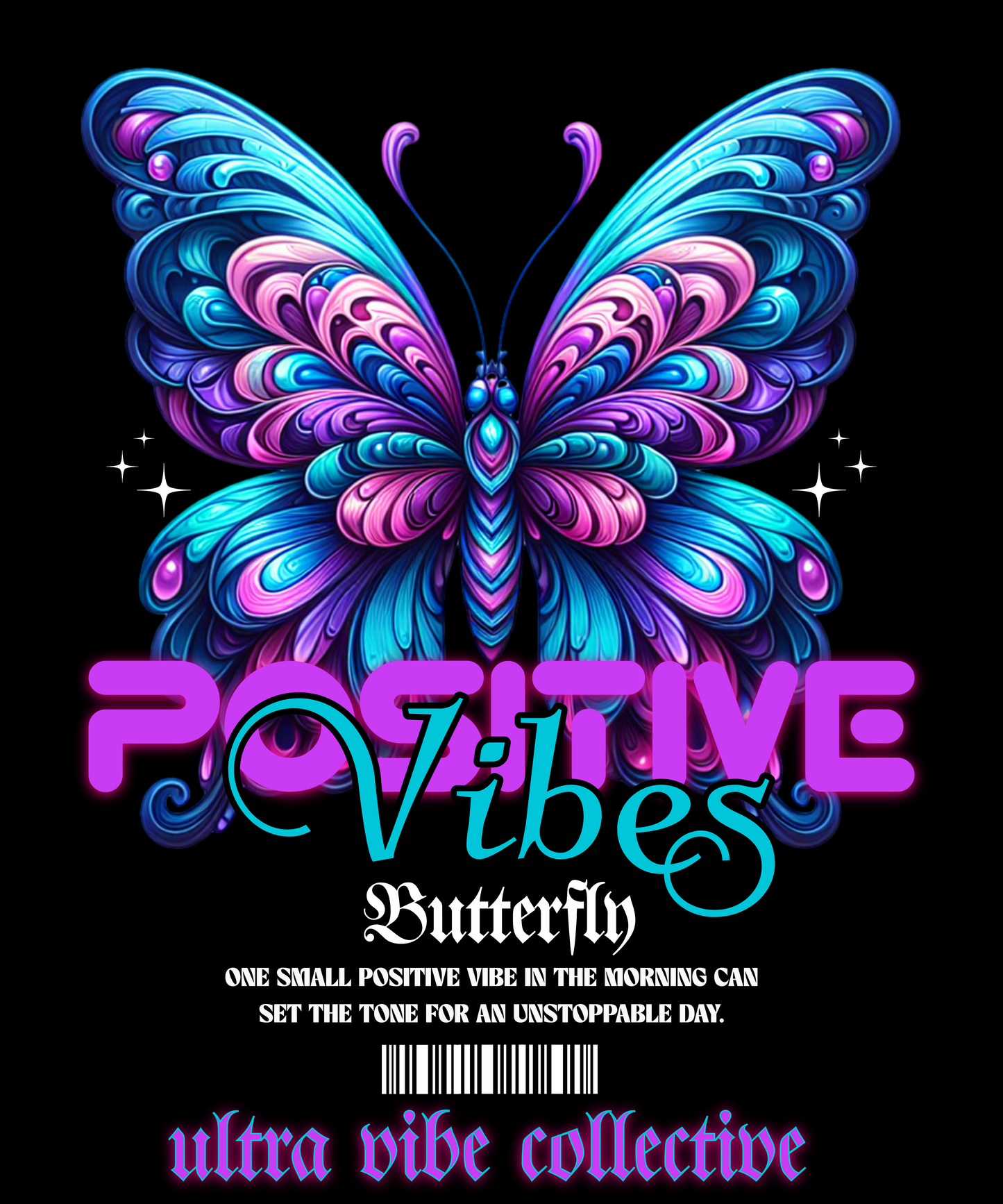 positive vibes butterfly collection